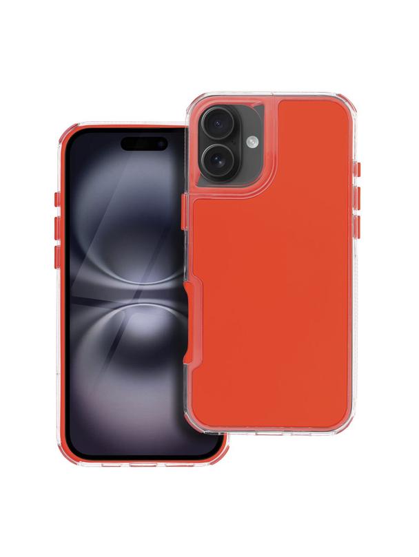 Futerał MATRIX do IPHONE 16 PLUS pomarańczowy