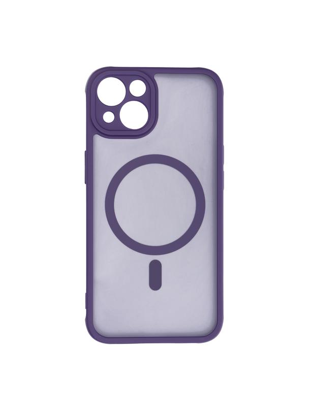 Futerał FULL MATTE MAG COVER kompatybilny z MagSafe do IPHONE 13 fioletowy