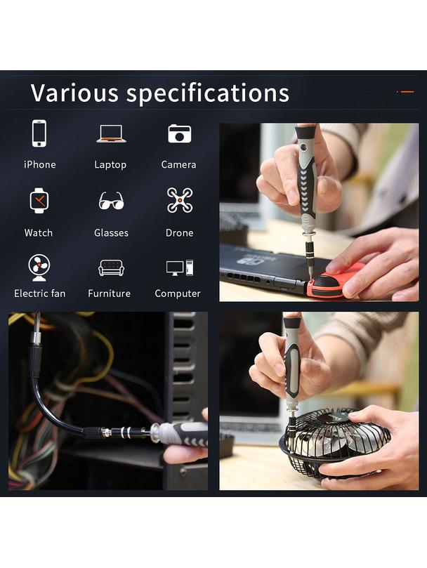 UF-TOOLS - Wkrętak precyzyjny z wymiennymi bitami 130w1