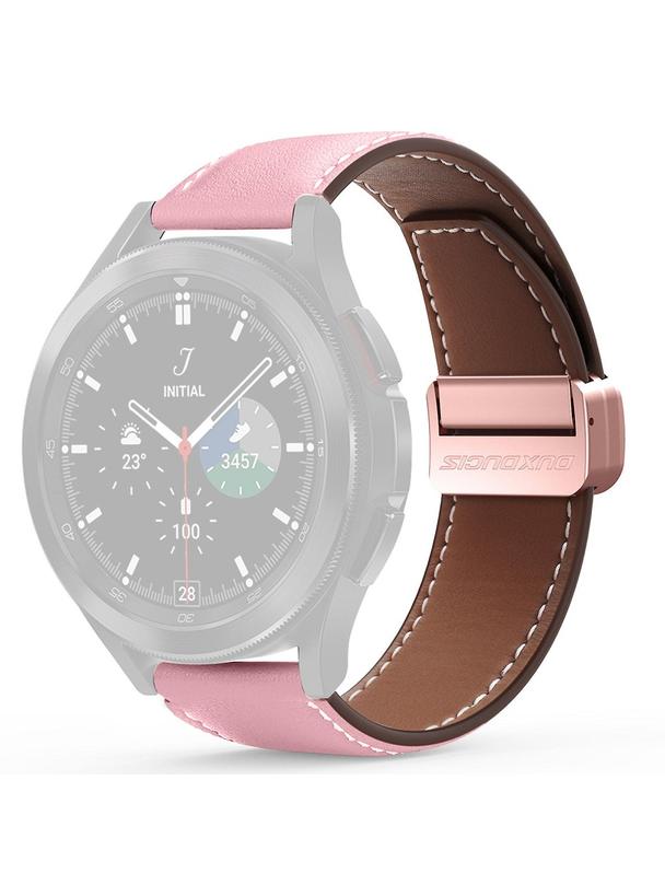 DUX DUCIS pasek YA skórzany 22 mm różowy