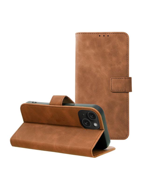 Kabura TENDER Book do IPHONE 15 brązowy