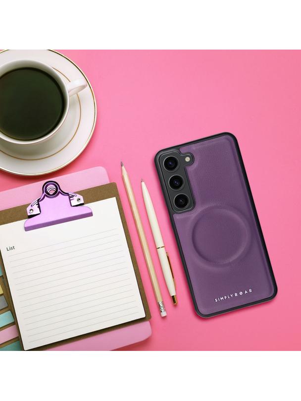 ROAR futerał MAG MORNING do SAMSUNG A35 5G Fioletowy