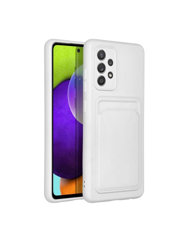 Futerał CARD CASE do SAMSUNG A52 5G / A52 LTE ( 4G ) / A52S biały