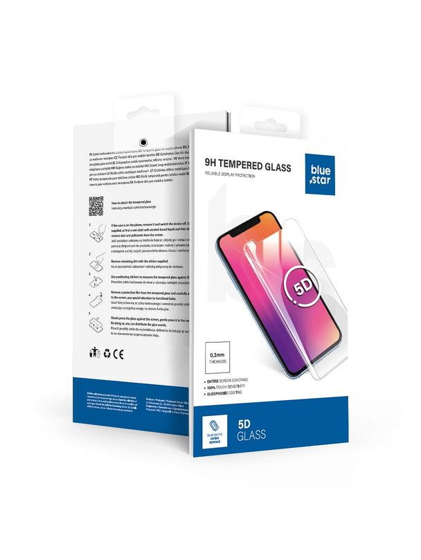 Szkło hartowane do Samsung Galaxy A51 (full glue / case friendly) Blue Star 5D czarne