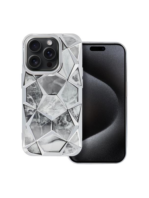 Futerał TWINKI do IPHONE 16 srebrny