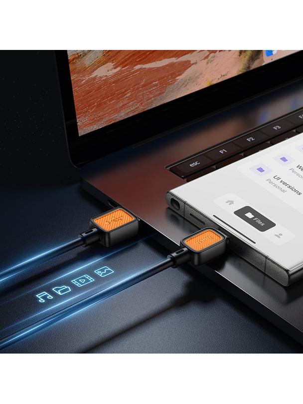 Kabel USB A do USB C Hoco 3A 1 m X108 czarny