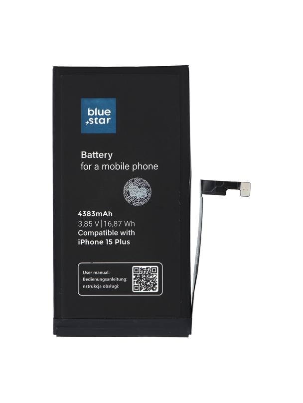 Bateria do iPhone 15 PLUS 4383 mAh Blue Star HQ