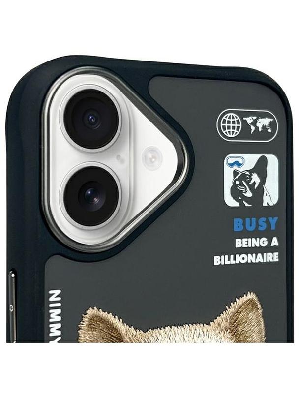 NIMMY futerał COOL&CUTE 2.0 Dog do IPHONE 16 czarny