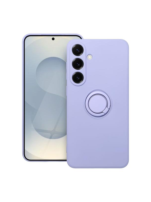 Futerał SILICONE RING do SAMSUNG S25 Plus fioletowy