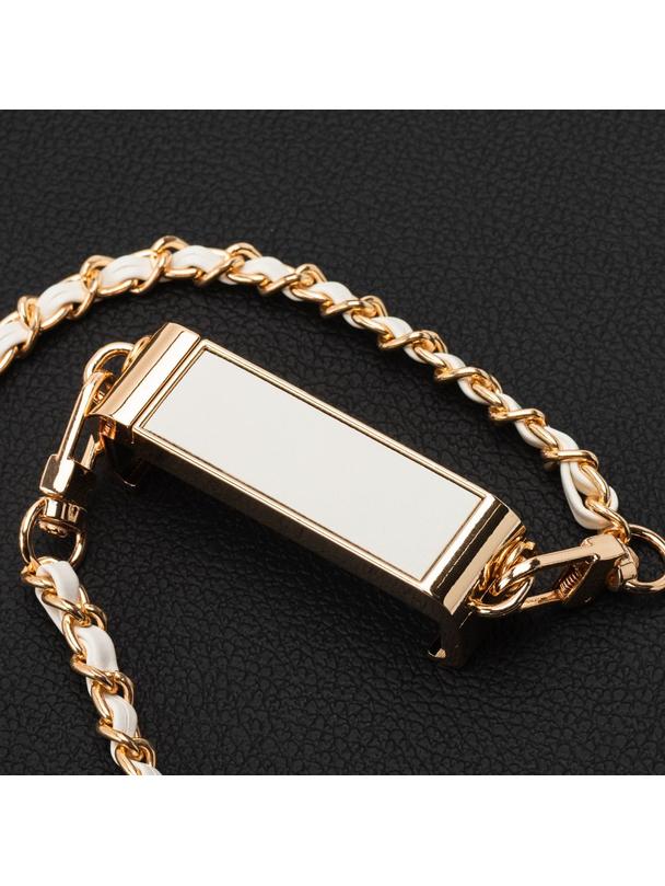 Łańcuch / Smycz z uchwytem GLAMOUR wszystkie modele max 80mm szer. BIAŁY