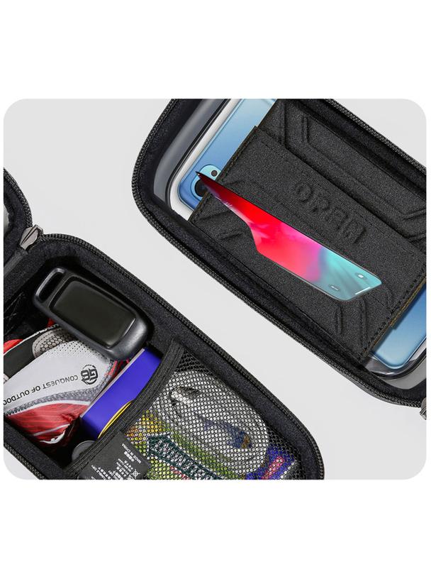 WILDMAN sakwa rowerowa na ramę na zamek 1L (4" - 7") ES12 czarna