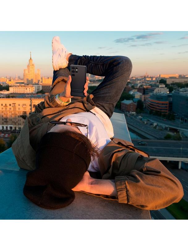 SPIGEN futerał RUGGED ARMOR do SAMSUNG S23 Ultra matte black