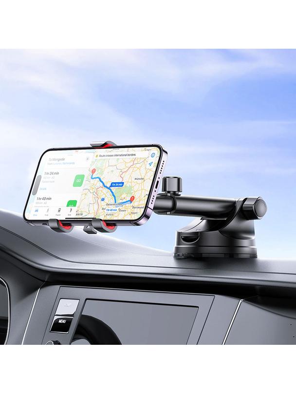Uchwyt na telefon do samochodu uniwersalny Hoco do szyby / deski H22 czarny