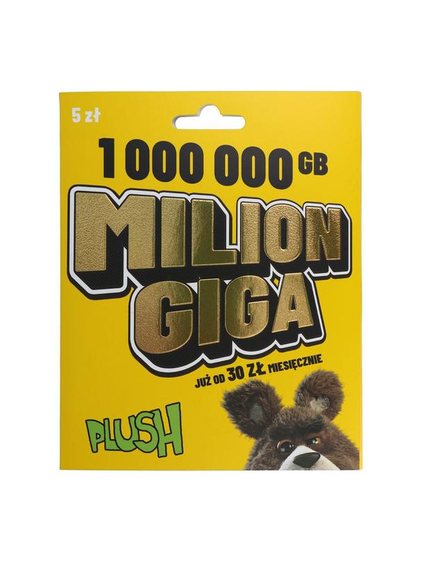 Karta startowa PLUSH 5 zł MAXI