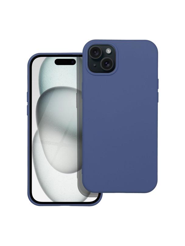 Futerał SILICONE do IPHONE 15 Plus niebieski