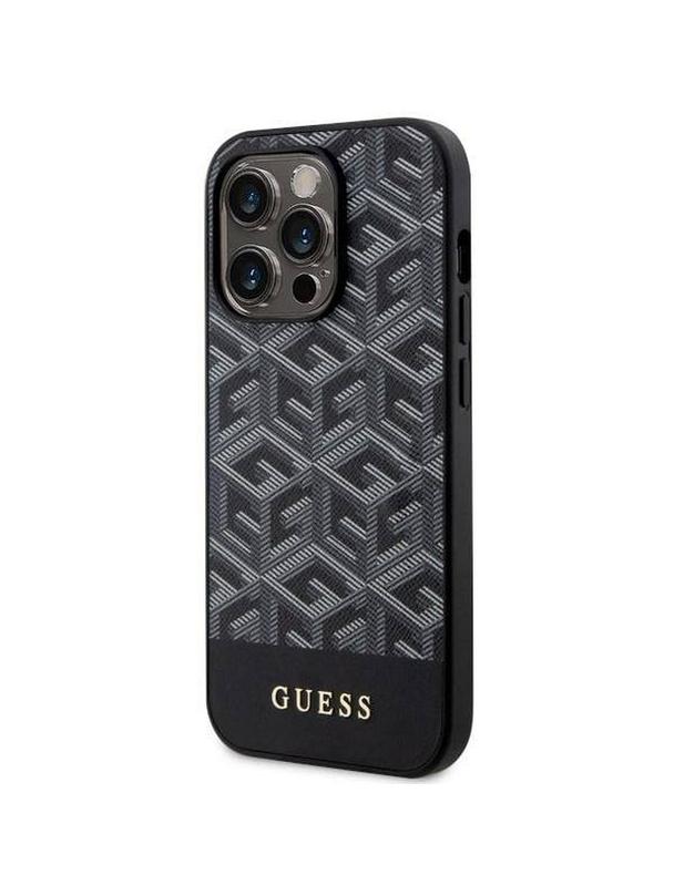 GUESS futerał do IPHONE 14 Pro GUHMP14LHGCFSEK (MAG GCUBE) czarny