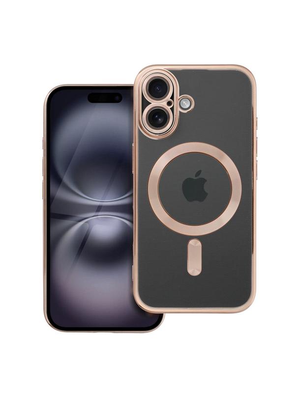 Futerał ELECTRO MAG COVER kompatybilny z MagSafe do IPHONE 16 brązowy