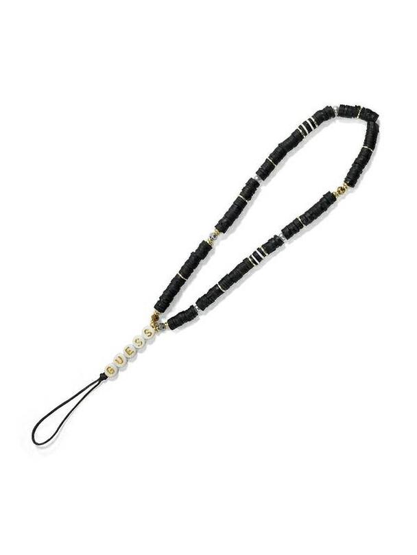 GUESS zawieszka GUSTPEARK (Heishi Beads) czarna