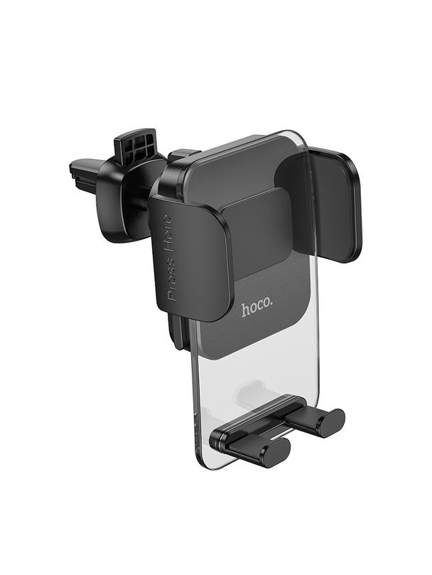 Uchwyt na telefon do samochodu uniwersalny Hoco do kratki CA117 czarny