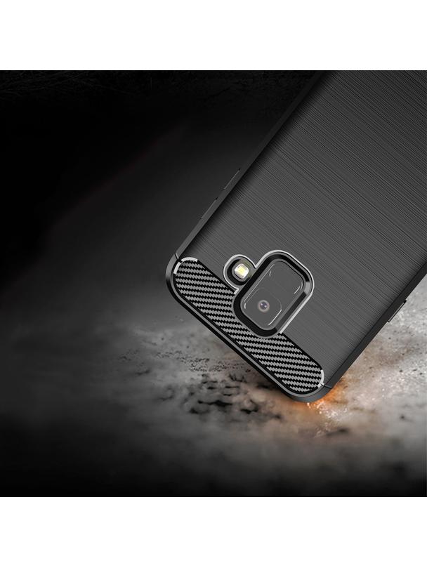 Futerał CARBON do SAMSUNG A6 ( A6 2018 ) czarny
