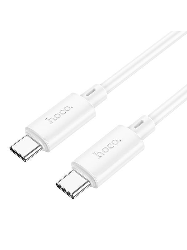 Kabel USB C do USB C Hoco PD 3A 60W 1 m X88 biały