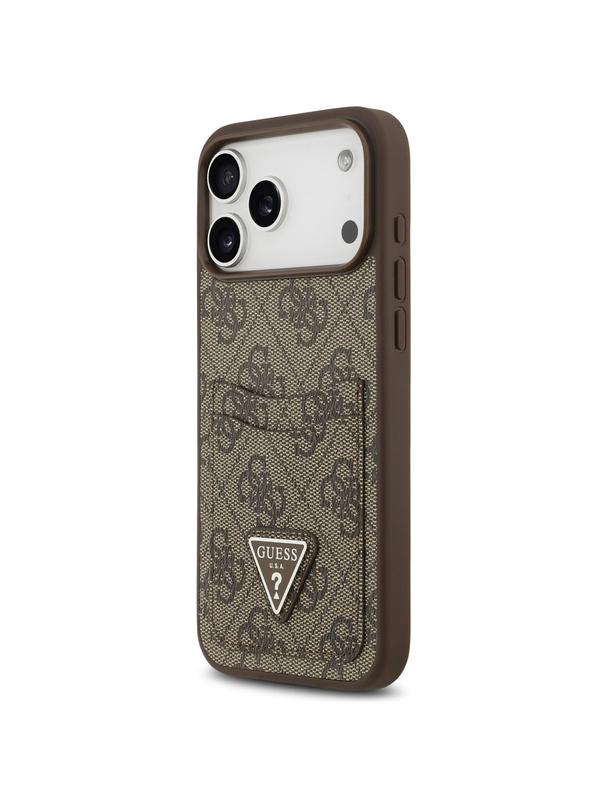 GUESS futerał do IPHONE 17 Pro Max GUHCP17XP4TPW (4G Double Card Triangle) złoty