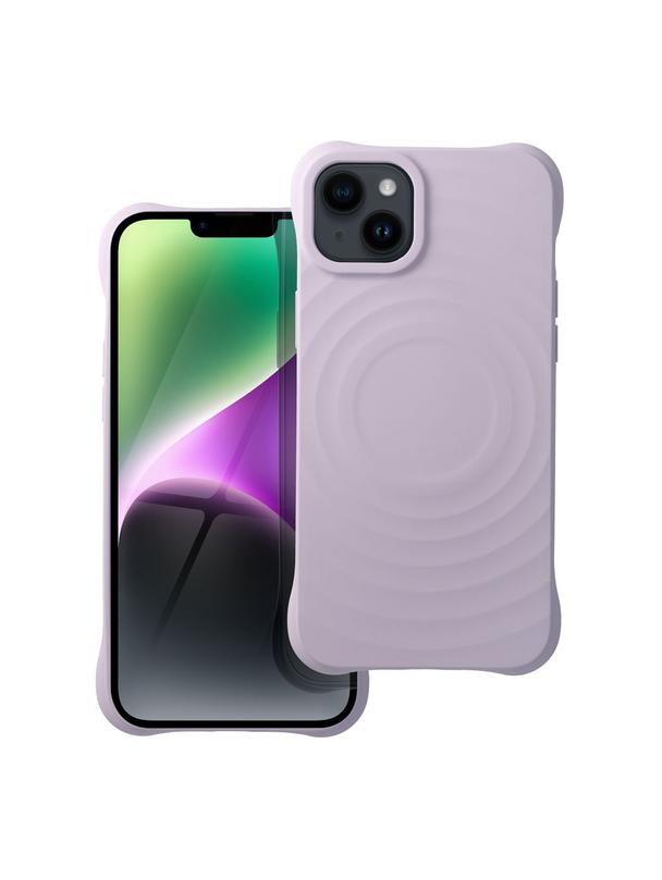 Silicone Zephyr Mag Cover kompatybilny z MagSafe do IPHONE 14 PLUS liliowy