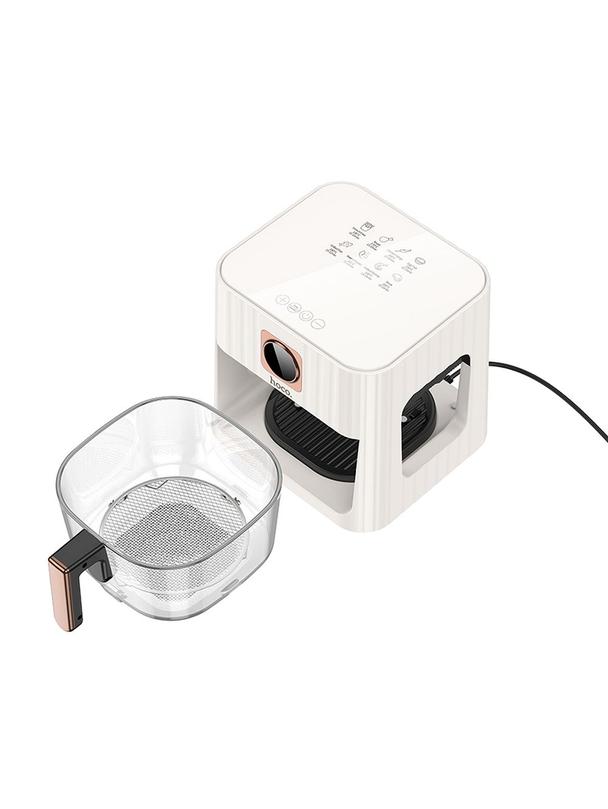 Frytkownica beztłuszczowa Air Fryer Hoco z ekranem dotykowym 4,5L 1100W HE22 biała
