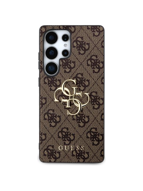 GUESS futerał do SAMSUNG S25 Ultra GUHCS25L4GMGBR (4G PU Big Logo) brązowy