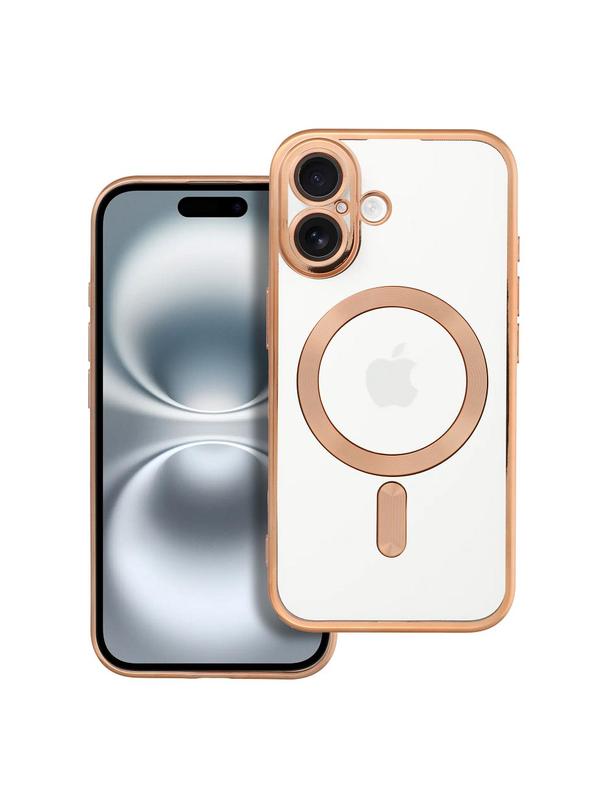 Futerał ELECTRO MAG COVER kompatybilny z MagSafe do IPHONE 16 złoty