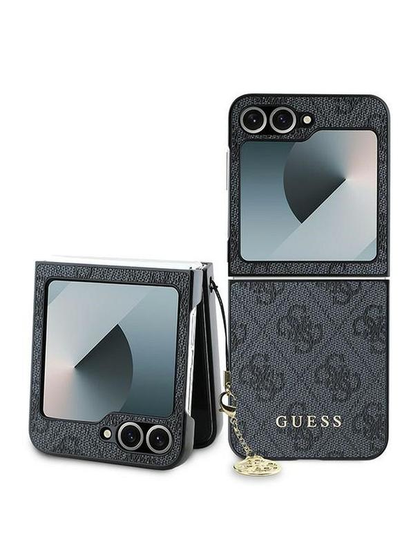 GUESS futerał do SAMSUNG Z Flip 6 GUHCZF6GF4GGR (HC PU 4G Charm) czarny