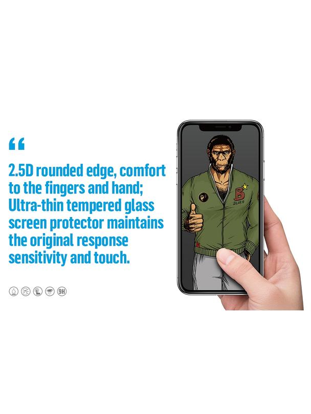 Szkło Hartowane 5D Mr. Monkey Glass - do Samsung Galaxy A26 5G czarny (Strong Lite)