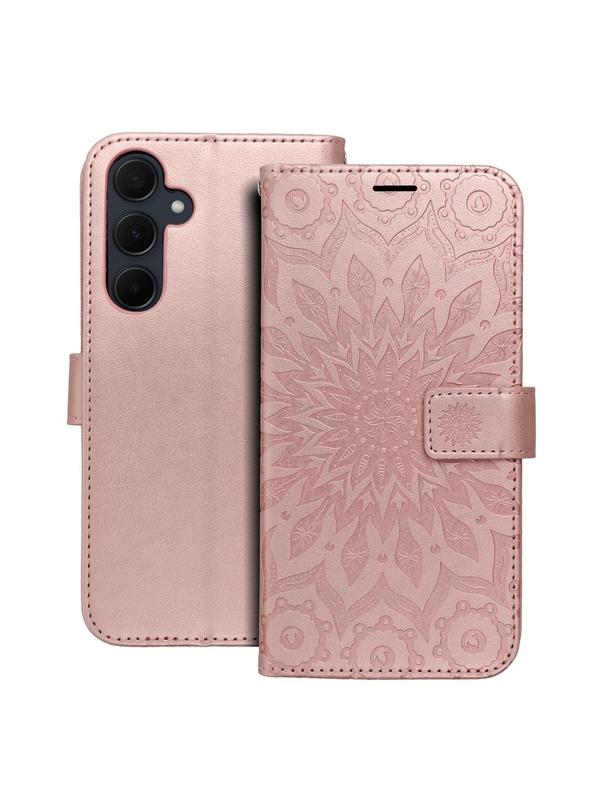Kabura MEZZO Book do SAMSUNG A35 5G mandala złoty róż