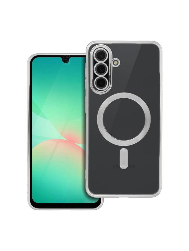 Futerał ELECTRO MAG COVER kompatybilny z MagSafe do SAMSUNG A56 srebrny