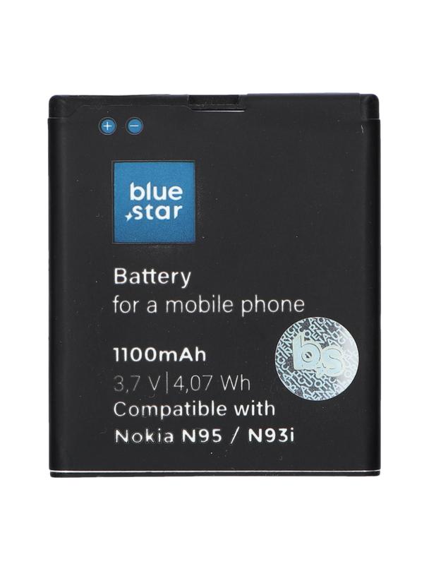 Bateria do Nokia N95 / N93i / E65 1100 mAh Blue Star Premium