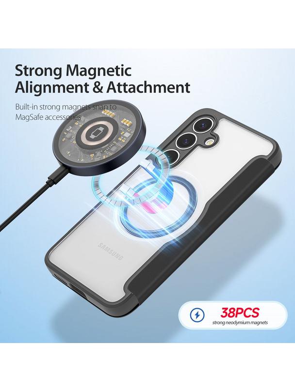 DUX DUCIS kabura SKIN X PRO kompatybilna z MagSafe do SAMSUNG S25 czarna