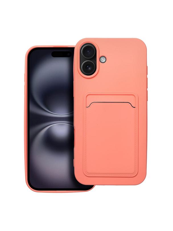 Futerał CARD CASE do IPHONE 16 Plus różowy