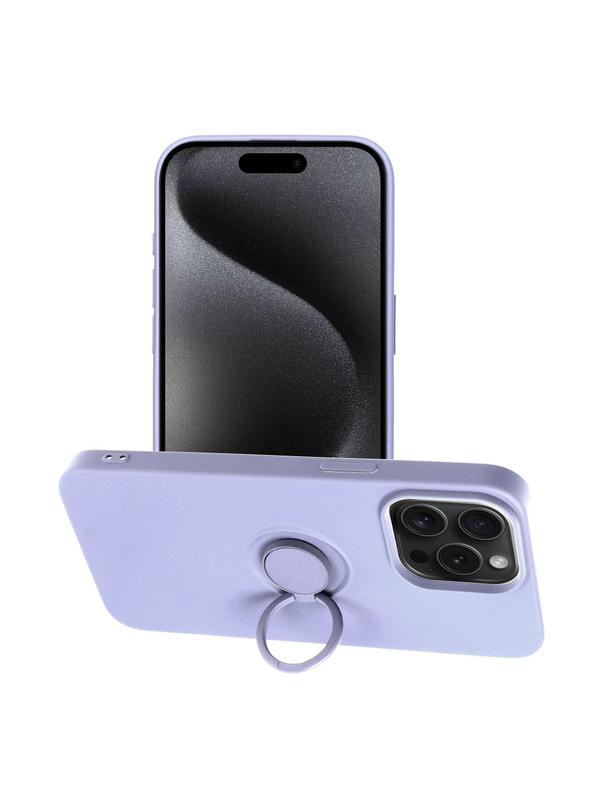 Futerał SILICONE RING do IPHONE 15 Pro Max fioletowy