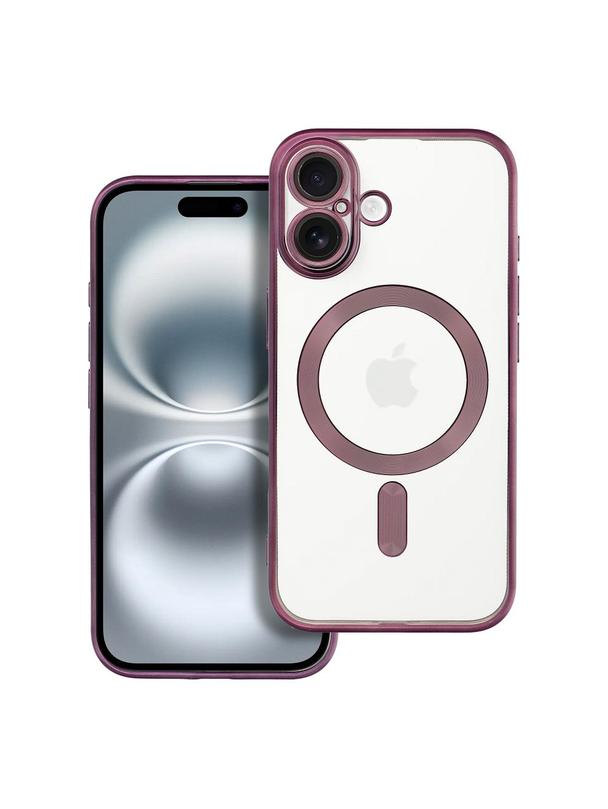 Futerał ELECTRO MAG COVER kompatybilny z MagSafe do IPHONE 16 fioletowy