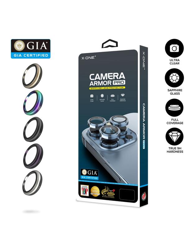 Szkło szafirowe X-ONE na obiektyw aparatu Camera Armor - do Samsung Galaxy S26