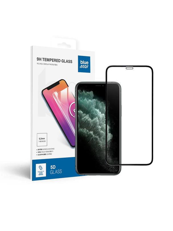 Szkło hartowane do iPhone XS / 11 PRO (full glue) Blue Star 5D czarne