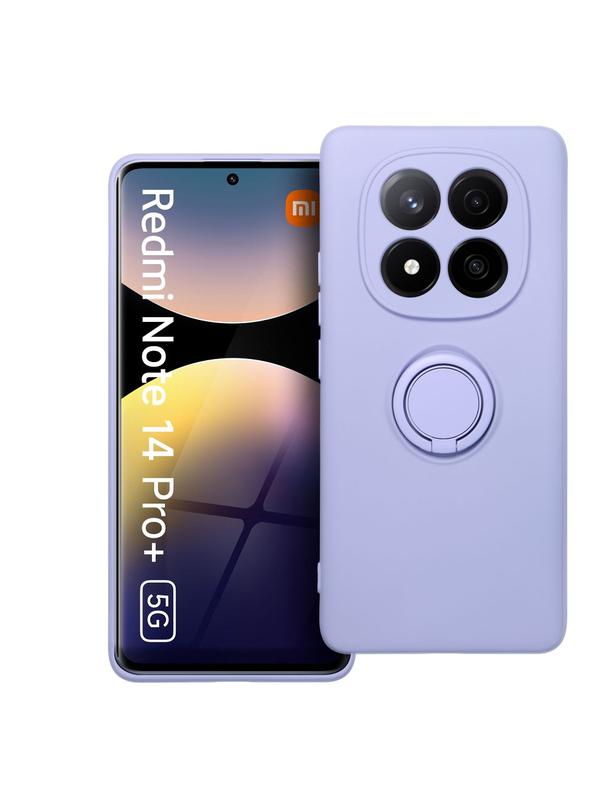 Futerał SILICONE RING do XIAOMI Redmi Note 14 Pro Plus 5G fioletowy