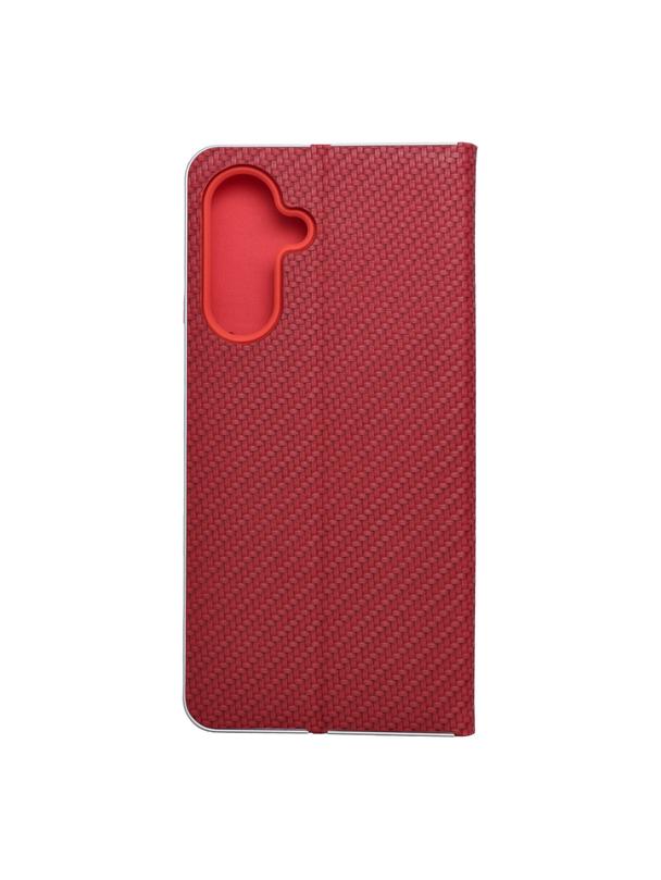 Kabura LUNA Book Carbon do SAMSUNG A17 czerwony