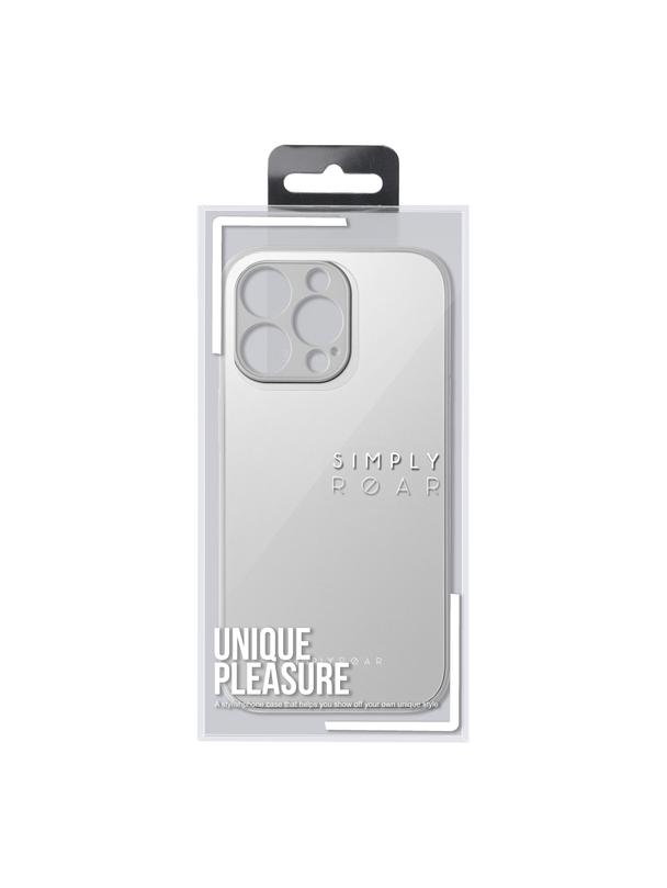 ROAR futerał MATTE GLASS do IPHONE 14 Plus stalowy