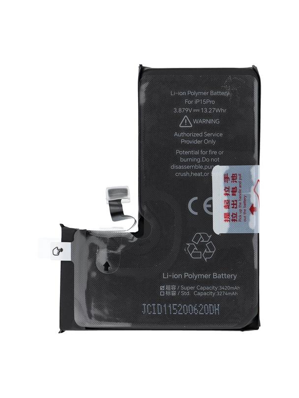 JCID Bateria do iPhone 15 Pro 3430 mAh (zwiększona pojemność)