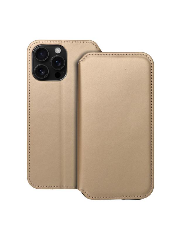 Kabura DUAL POCKET Book do IPHONE 16 Pro Max złoty