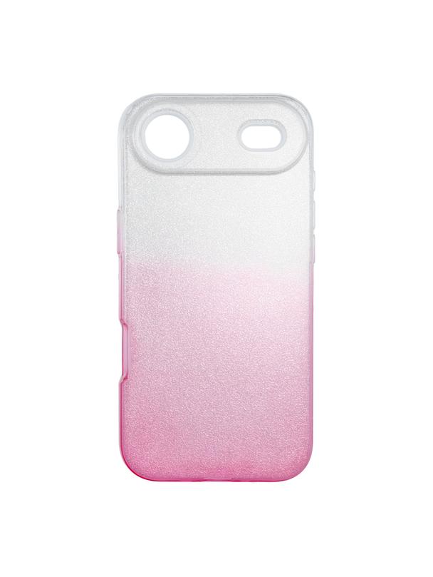 Futerał SHINING do IPHONE 17 Air transparentny różowy