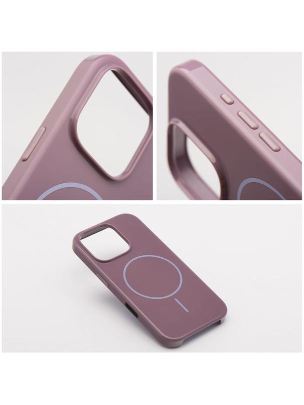 Glossy Mag Cover kompatybilny z MagSafe pasuje do IPHONE 15 fioletowy