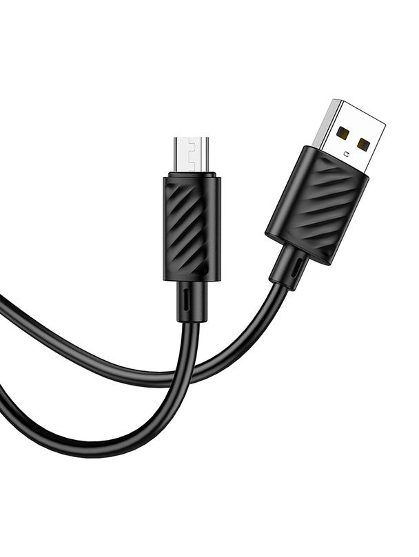 Kabel USB A do Micro USB Hoco 2,4A 2 m X88 czarny