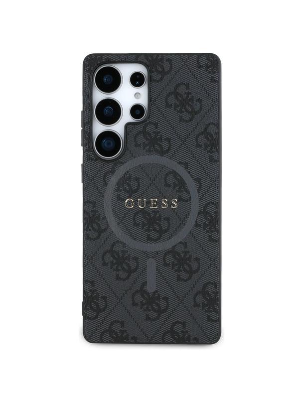 GUESS futerał do SAMSUNG S25 Ultra GUHMS25LG4GFRK (Magnetic PU 4G Ring Classic Logo) czarny